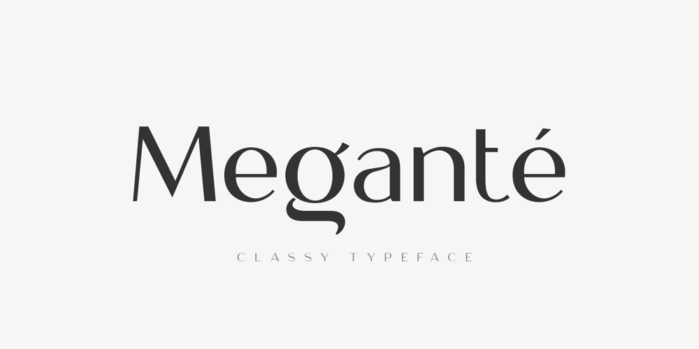 Megante font