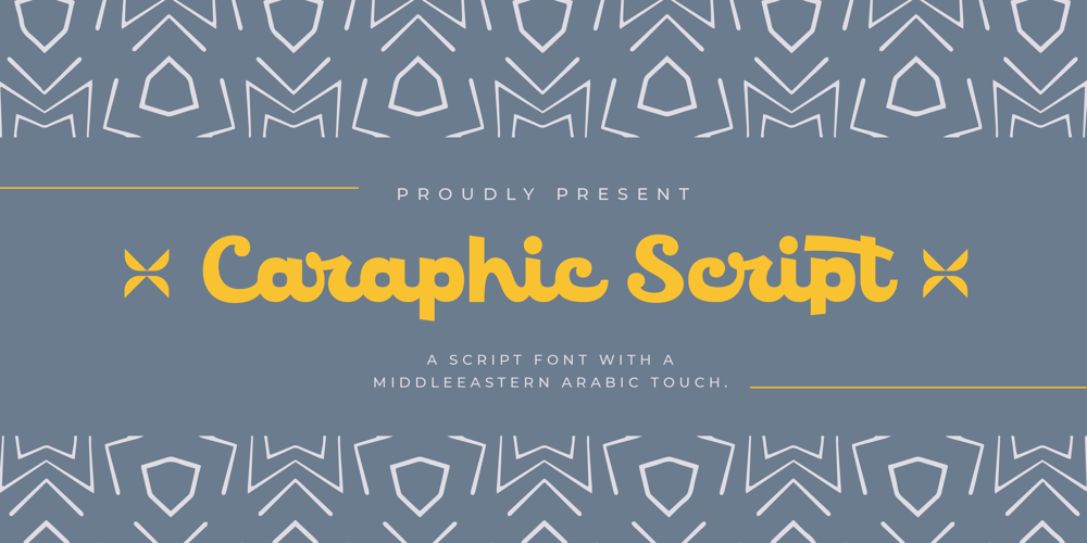 Caraphic Script font
