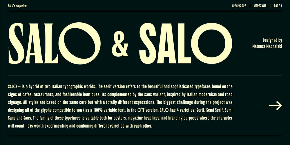 Salo font