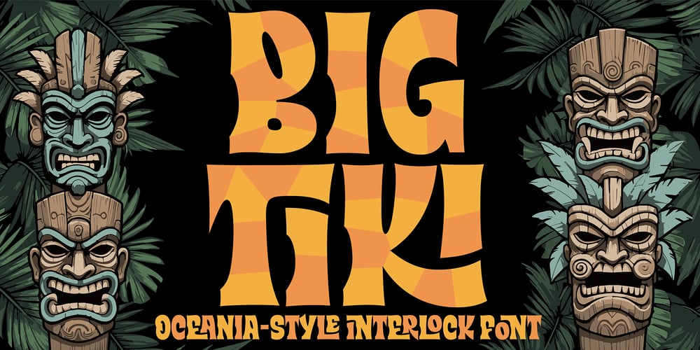 Big Tiki font