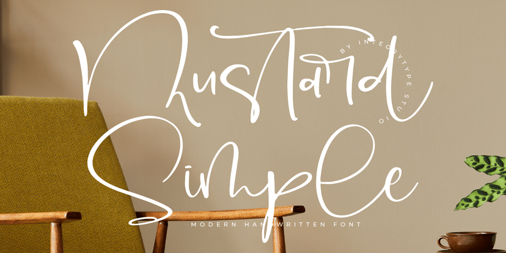 Mustard Simple font