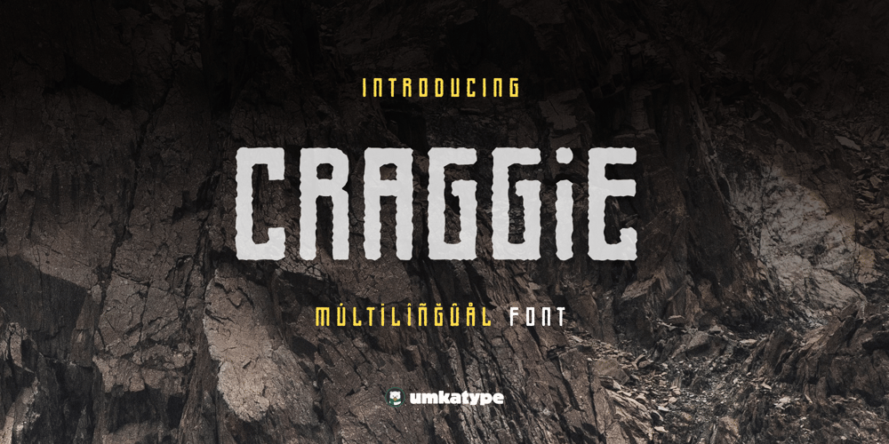 Craggie font
