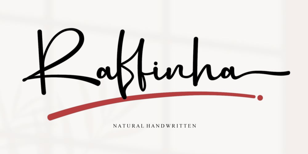 Raffinha font