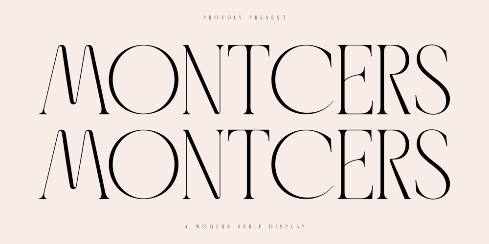 Montcers font