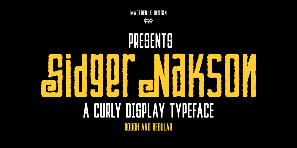 Sidger Nakson font