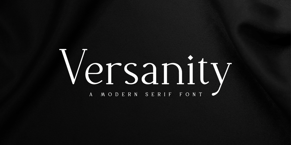 Versanity font