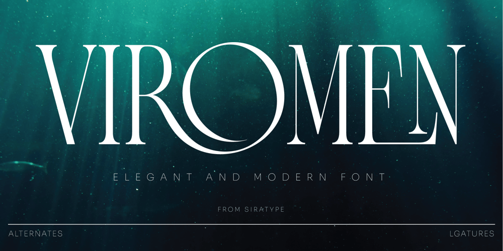 Viromen font