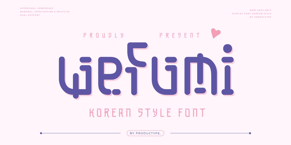 Wefumi font