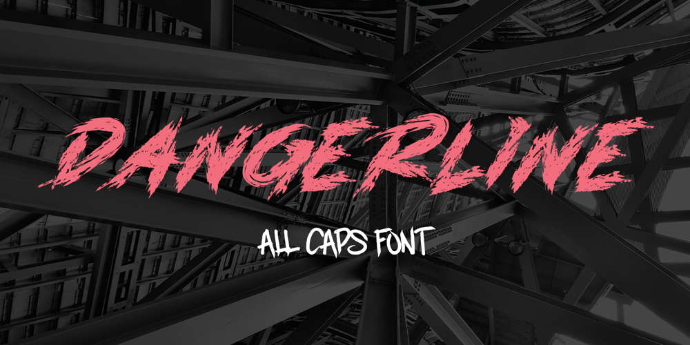 Dangerline font