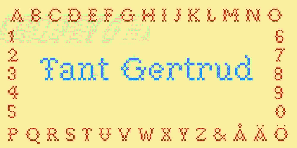 Tant Gertrud font