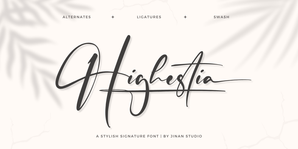 Highestia font