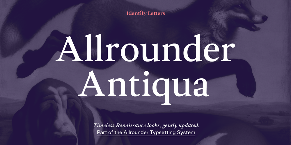 Allrounder Antiqua font