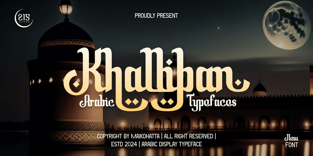 Khalliban font