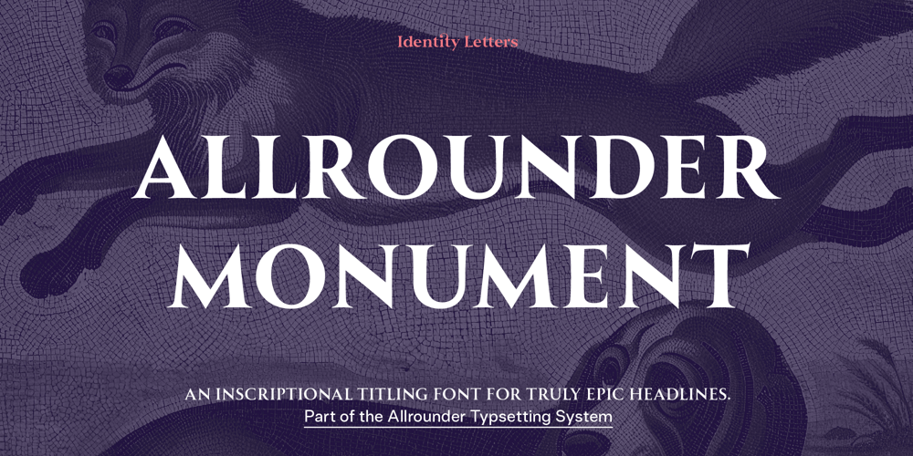 Allrounder Monument font