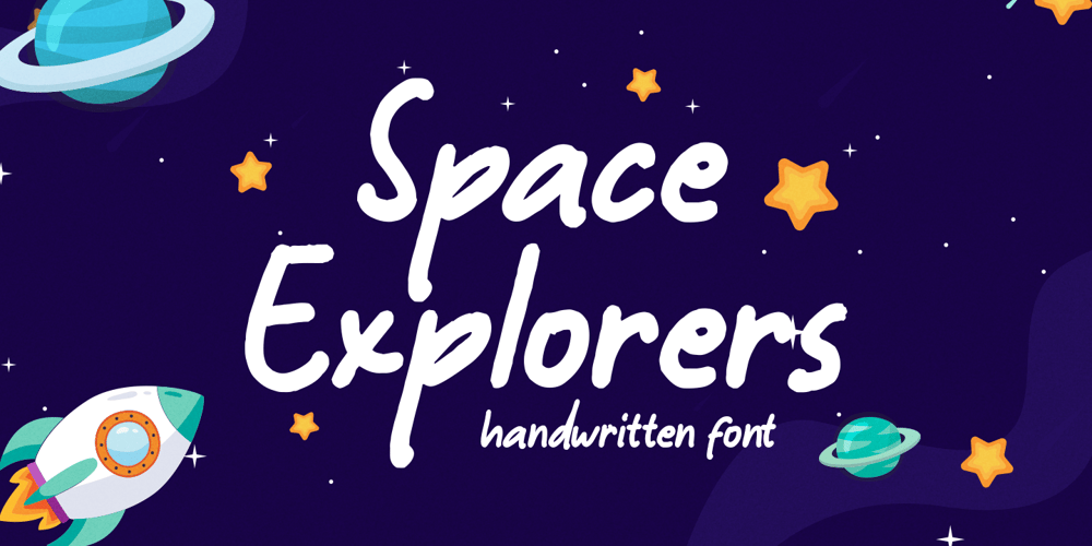 Space Explorers font
