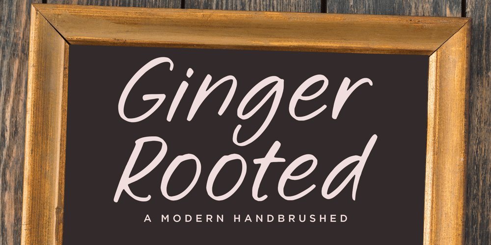 Ginger Rooted font