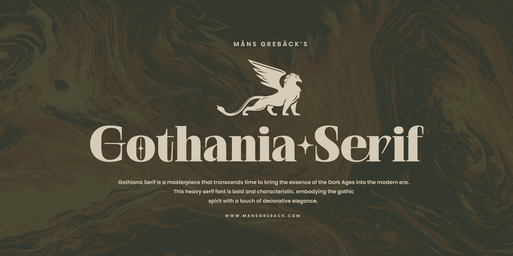 Gothania Serif font