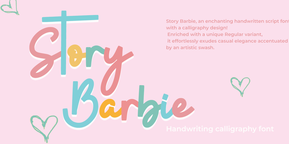 Story Barbie font