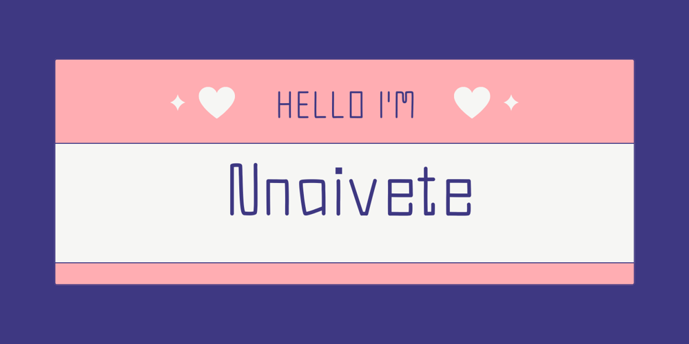 Nnaivete font