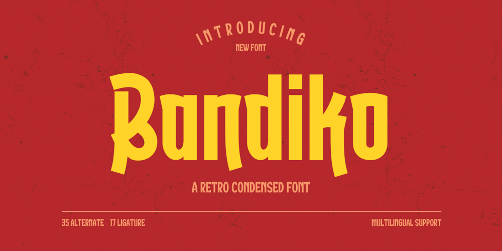 Bandiko font