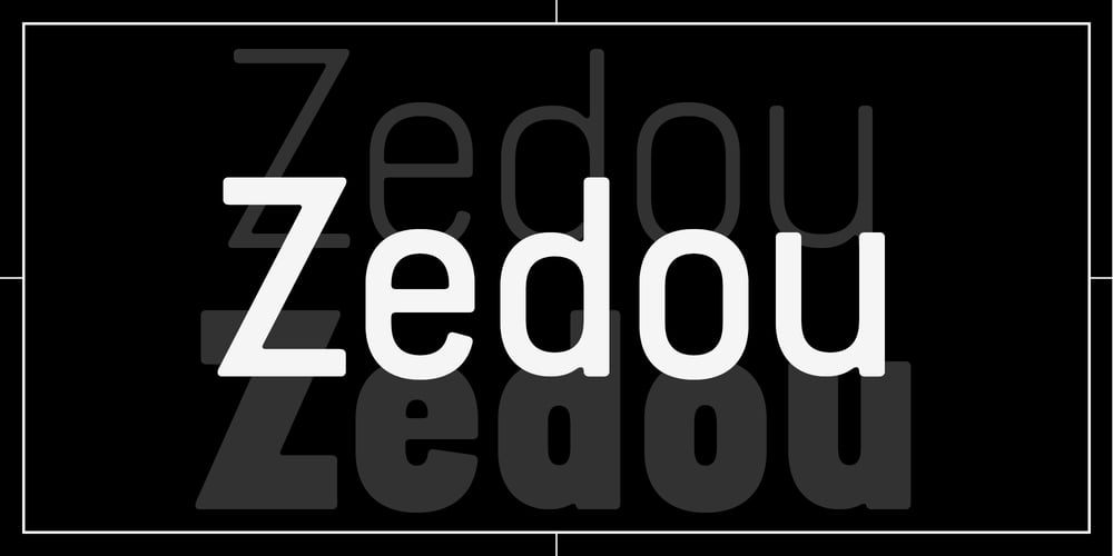 Zedou font