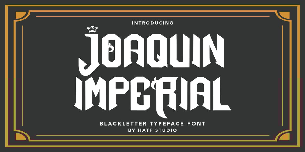 Joaquin Imperial font
