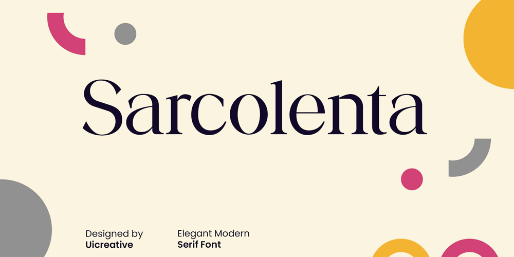 Sarcolenta font