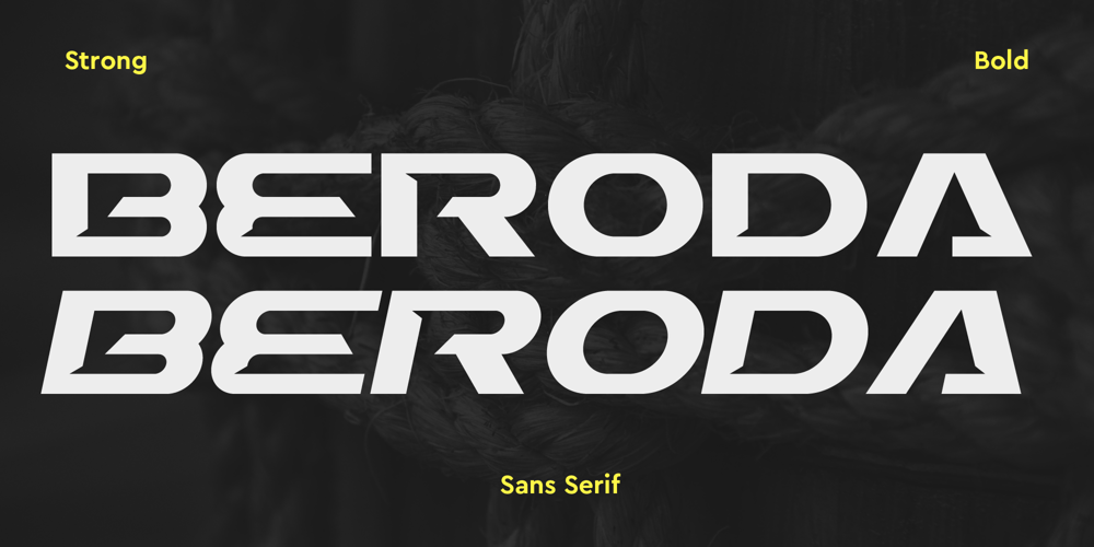 Beroda font
