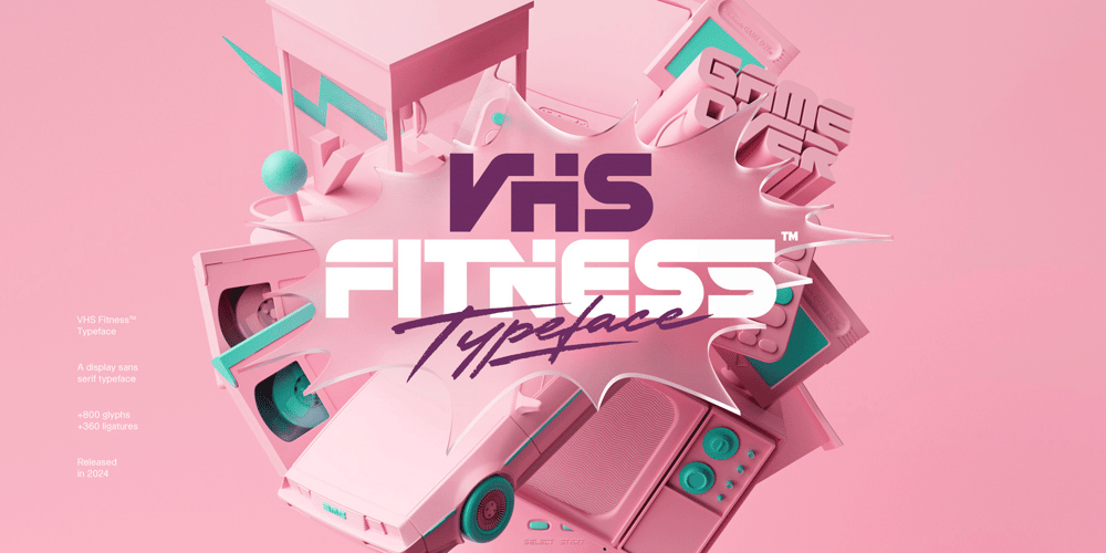 Vhs Fitness font