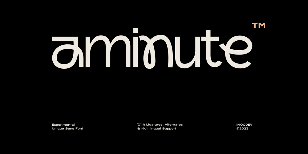 Aminute font