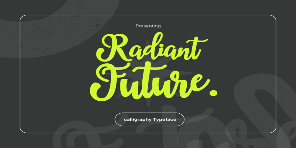 Radiant Future serif font