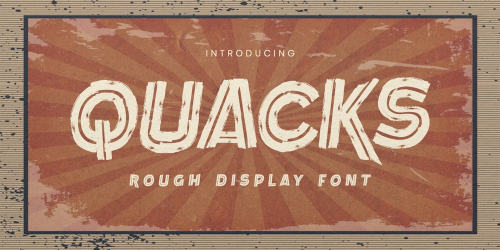 Quacks font