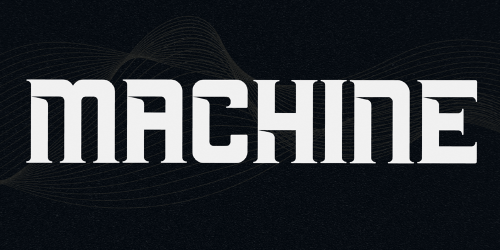 Machine font