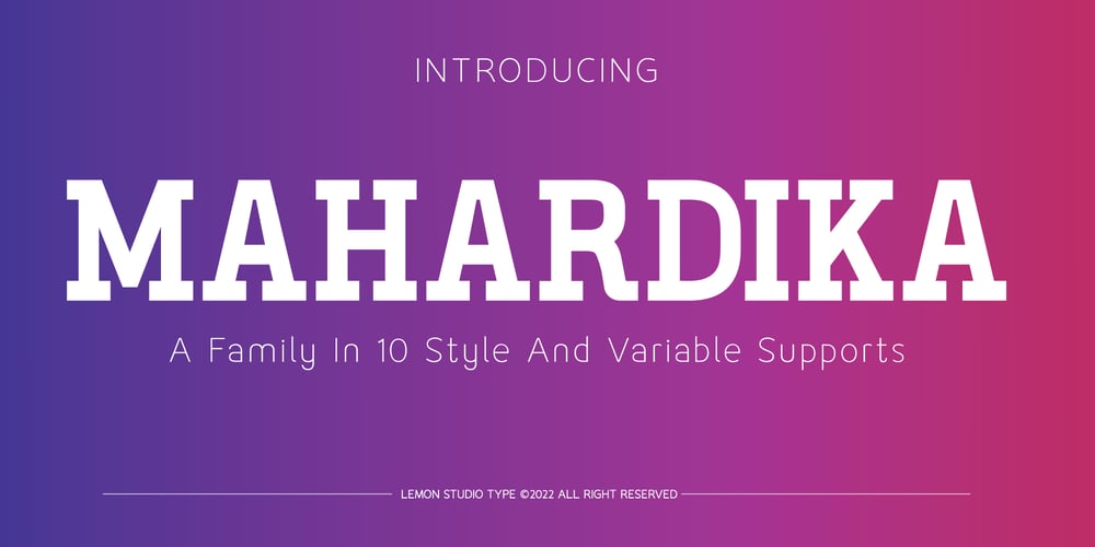 Mahardika font