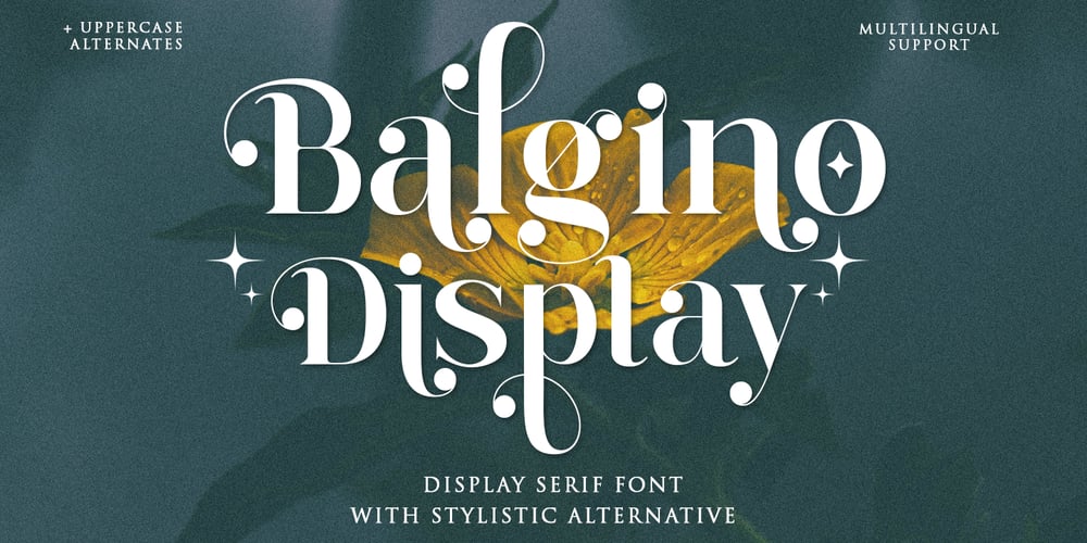 Balgino Display font