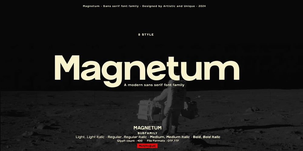 Magnetum font