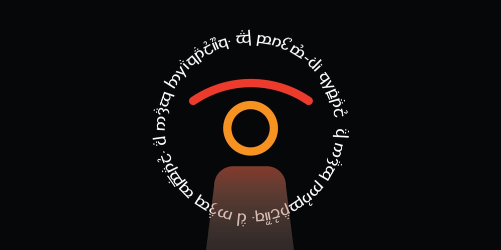 Modern Elvish font