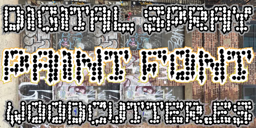 Digital Spray font