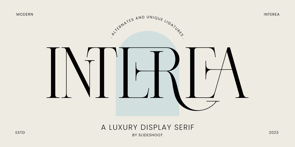 Interea font