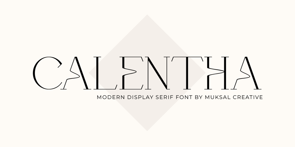 Calentha font