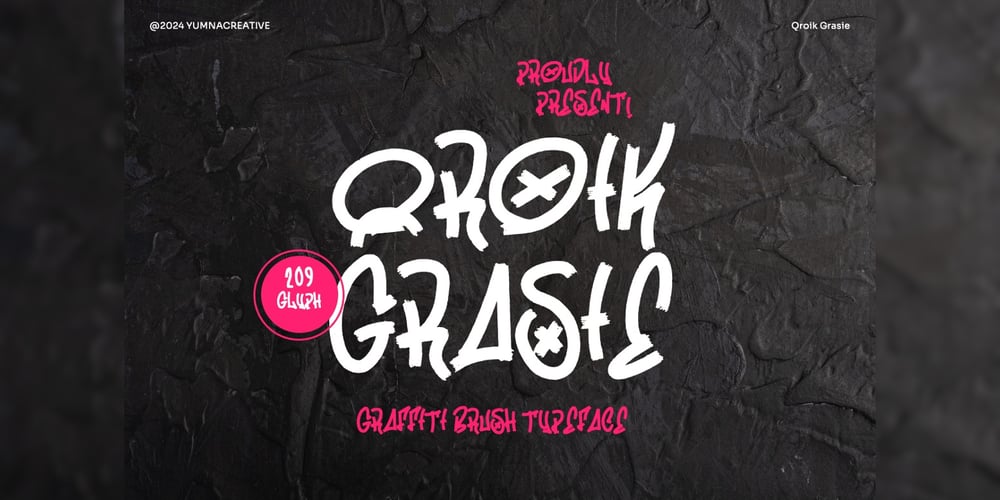 Qroik Grasie font