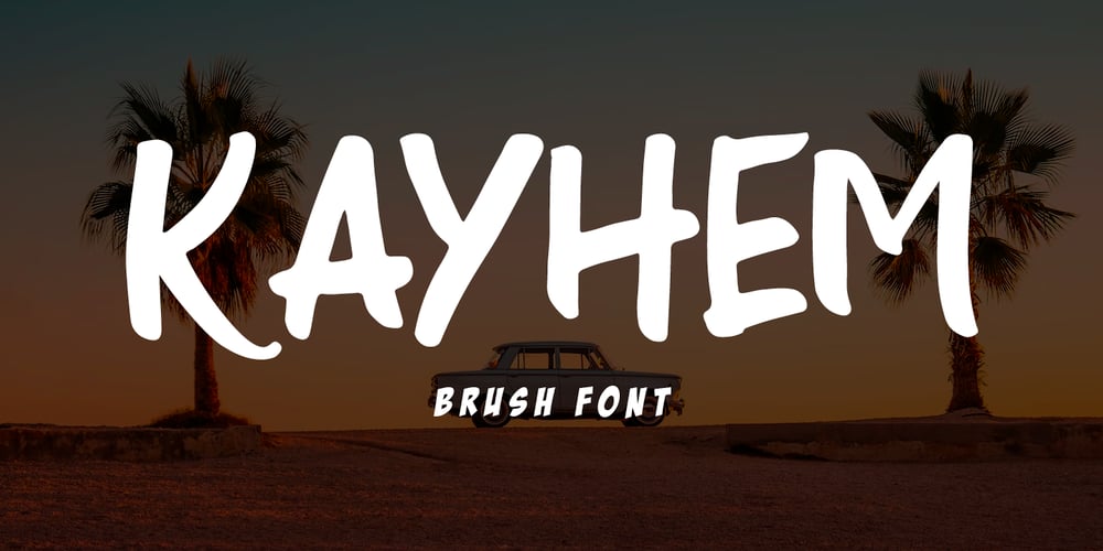 Kayhem font
