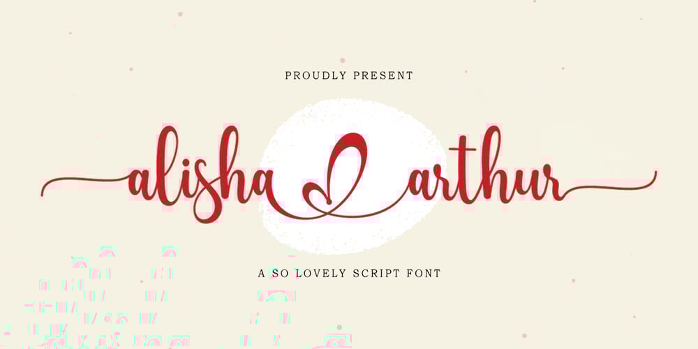 Alisha Arthur font