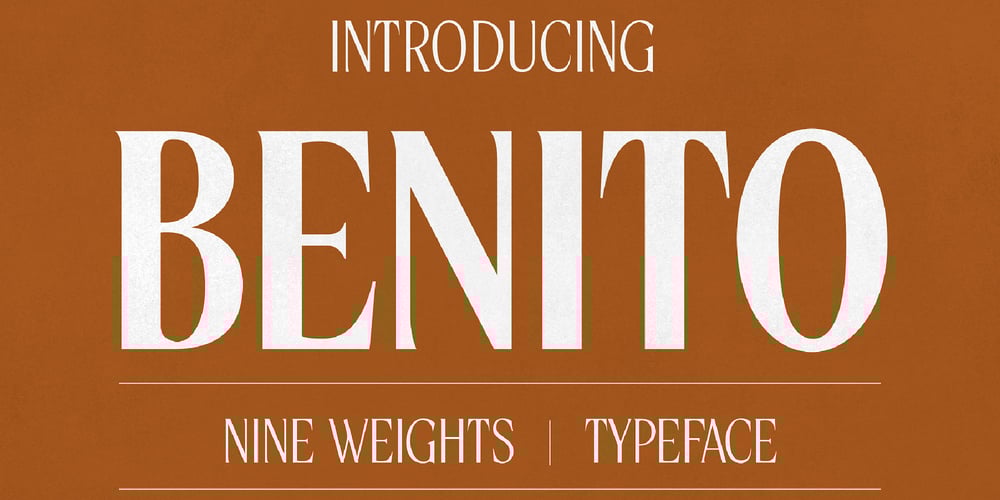 Benito font