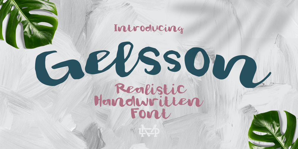 Gelsson font