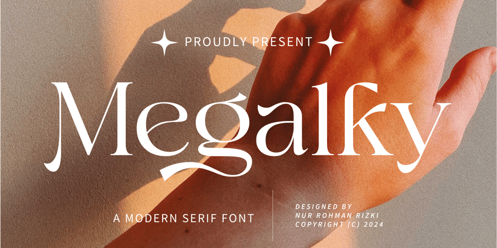 Megalky font