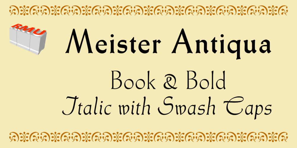 Meister Antiqua font