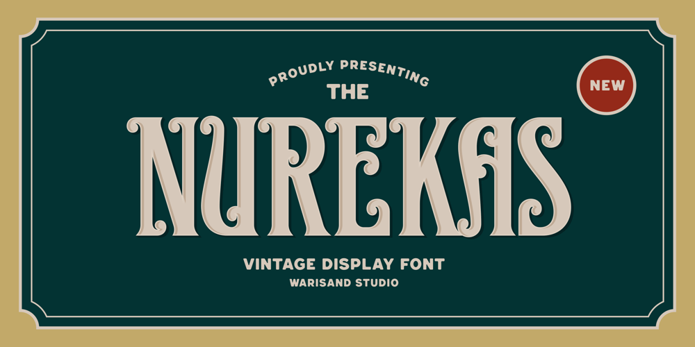 Nurekas font