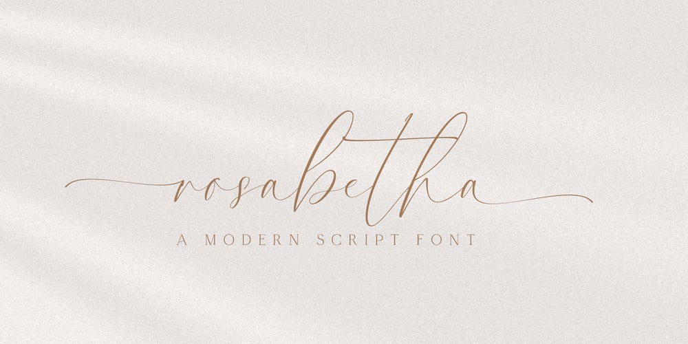 Rosabetha font