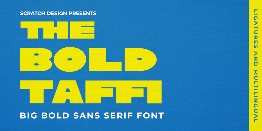 The Bold Taffi font